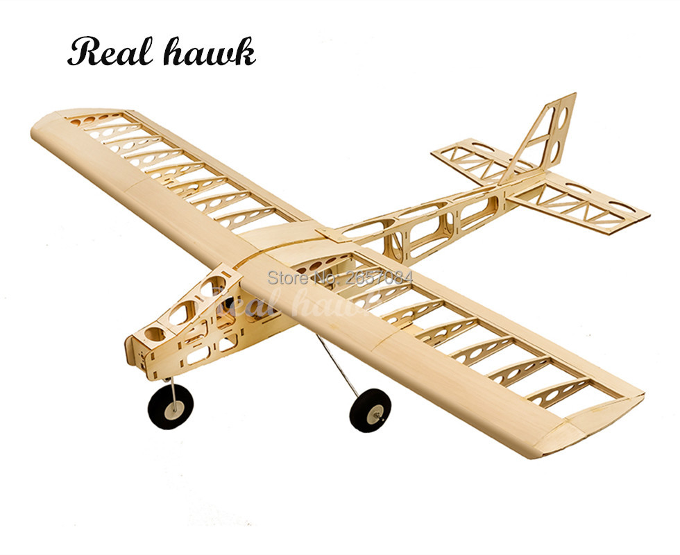 Laser Cut Wooden Model Kit Assembly - Kit Pesawat RC Kayu Balsa 1300mm,