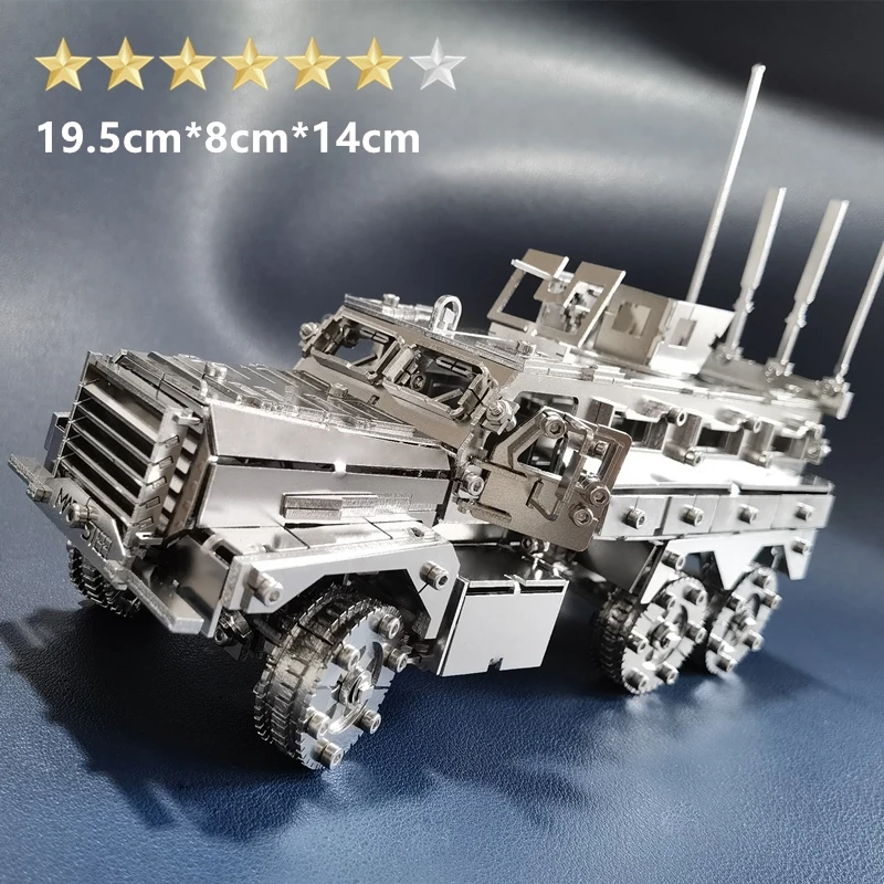 Metal 3D Puzzle Stainless Model Kit - Microworld 3D Puzzle Logam Lapis Baja