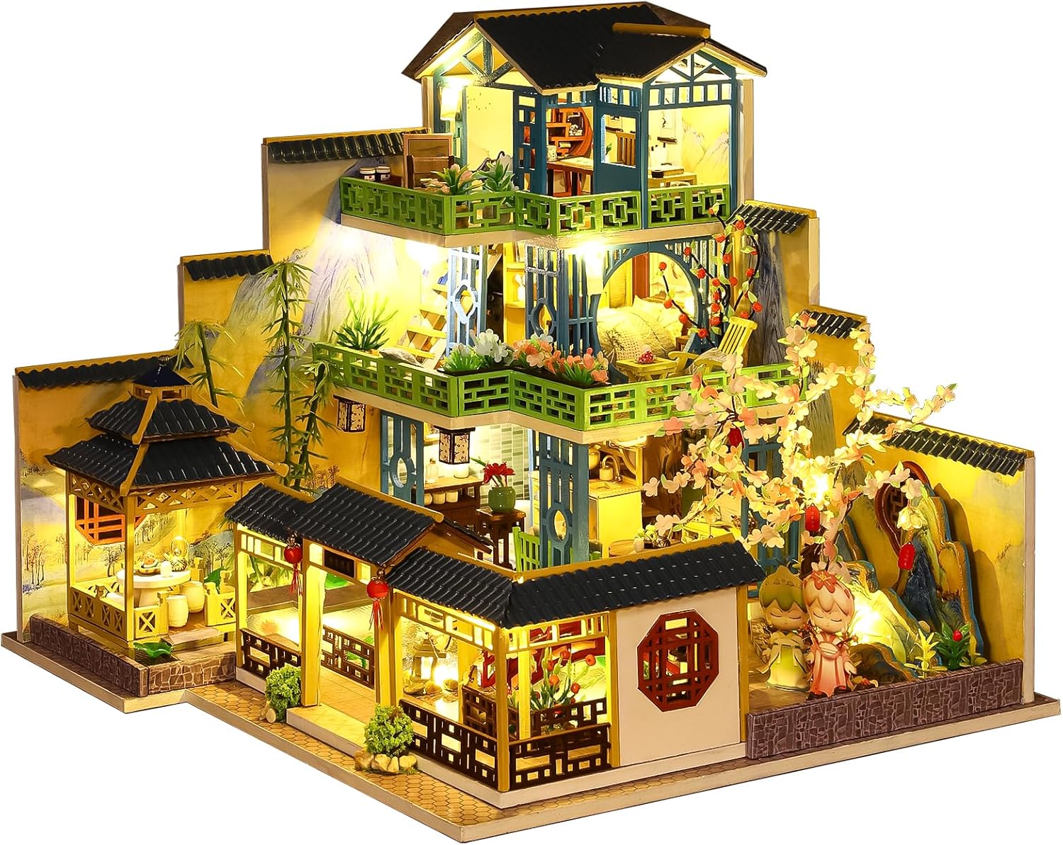 Miniature Led Light Kit For Dollhouse - Kit Rumah Miniatur DIY untuk Dewasa,