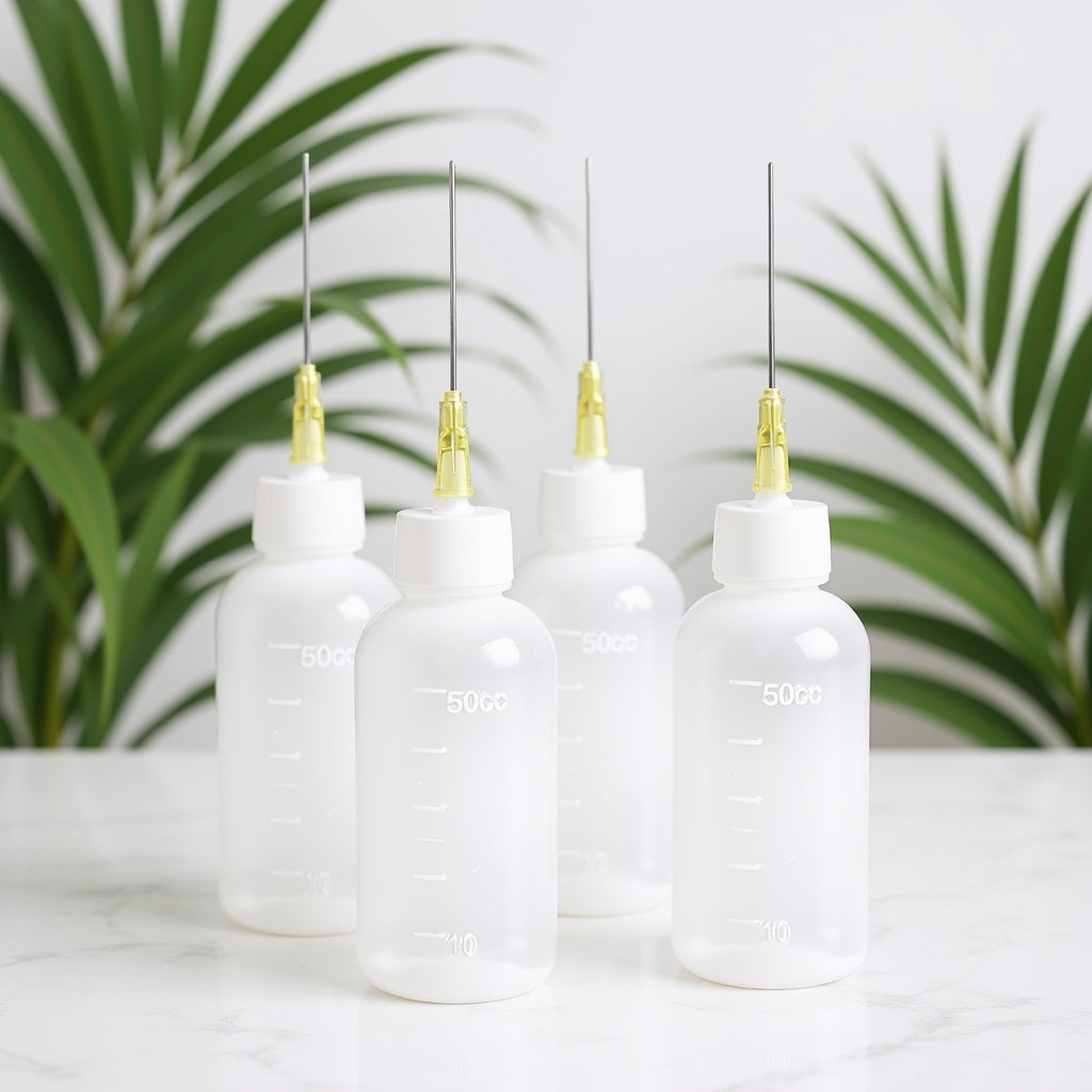 Wood Glue Precision Needle Applicator - 4 Buah Botol Aplikator Presisi dengan