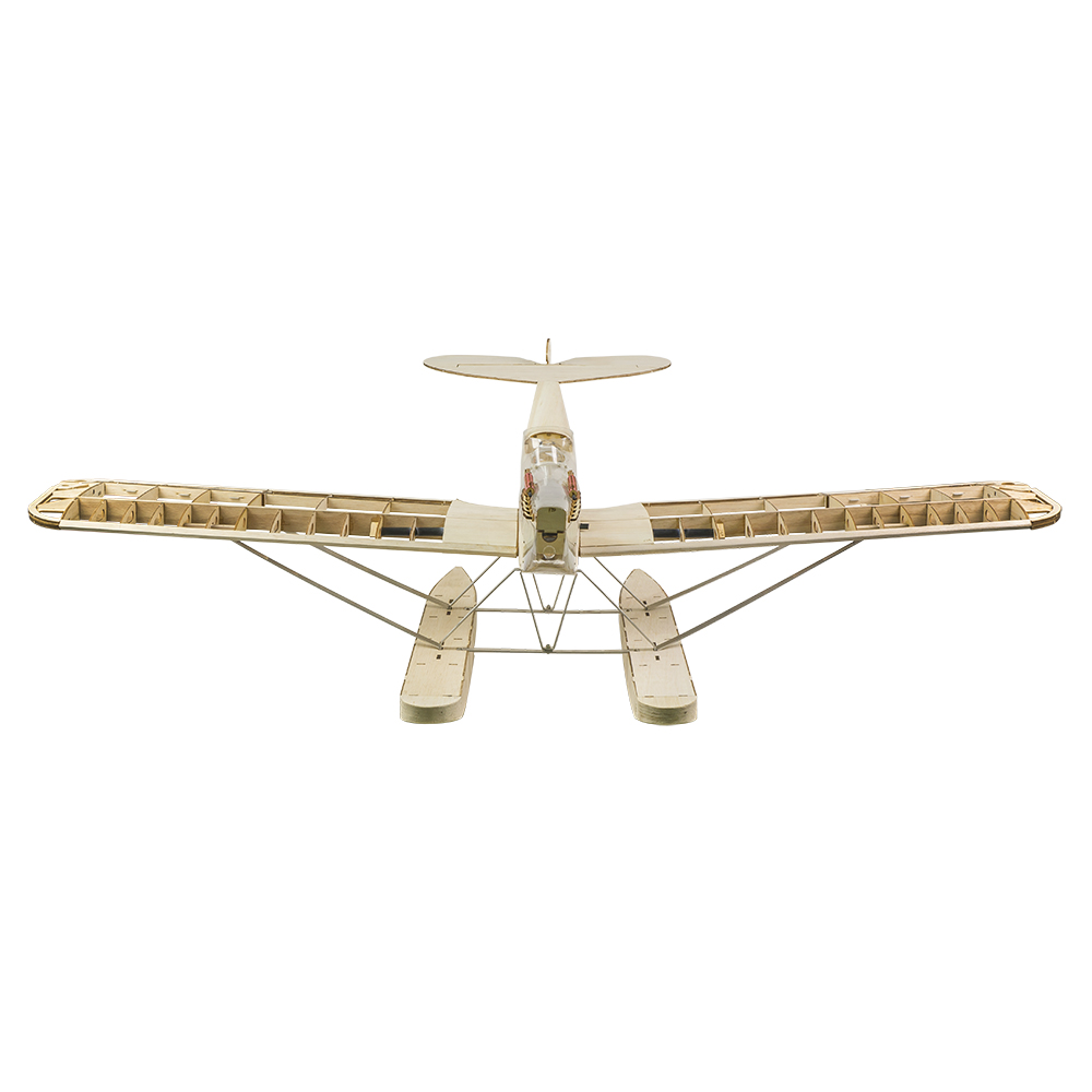 Laser Cut Wooden Model Kit Assembly - Kit Pesawat Amfibi Balsa RC 1400Mm